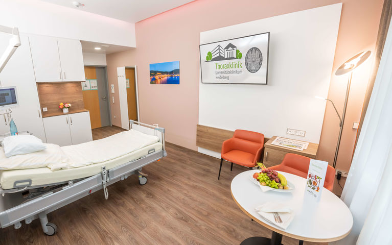 Komfortzimmer in der Thoraxklinik